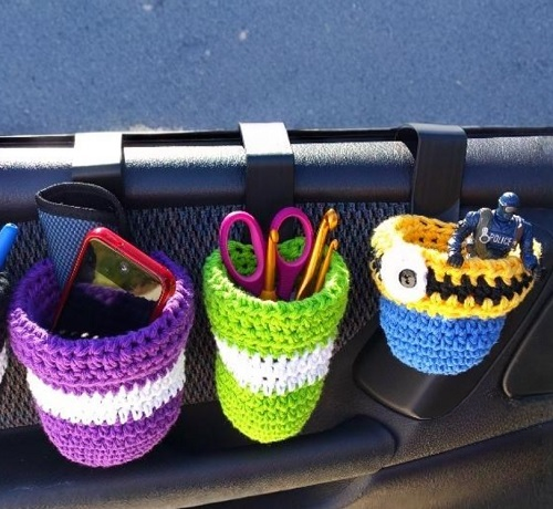 Crochet Car Organizer Free Patterns 3
