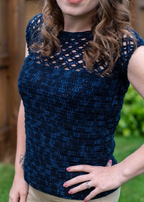 Crochet Mesh Top 8