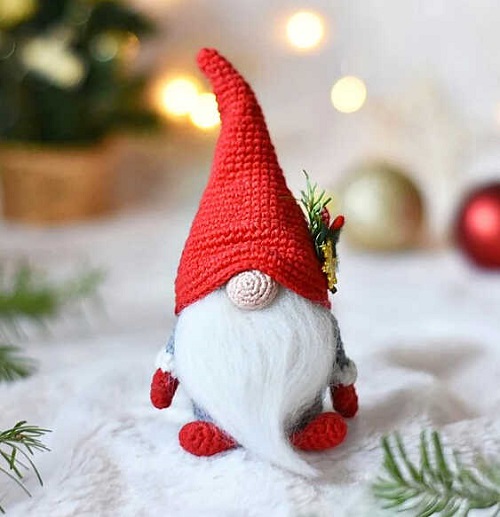 Free Amigurumi Gnome Crochet Patterns 3