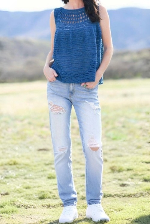 Sleeveless Swing Top Crochet Pattern