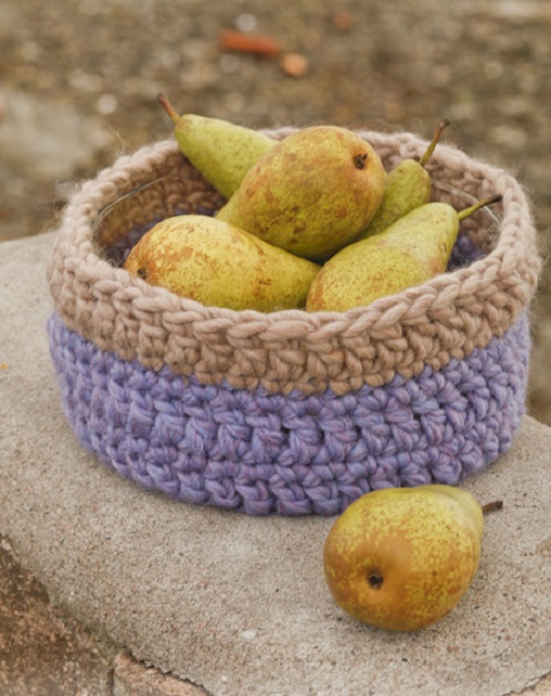 Easy to make Crochet Fruit Baskets Patterns 2