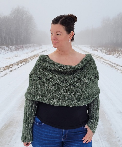 Stunning Scarf With Sleeves Patterns 3