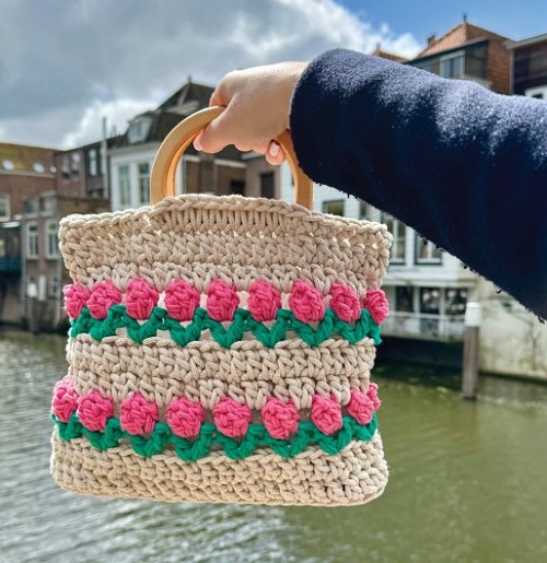 Crochet Tulip Bag Free Patterns 3