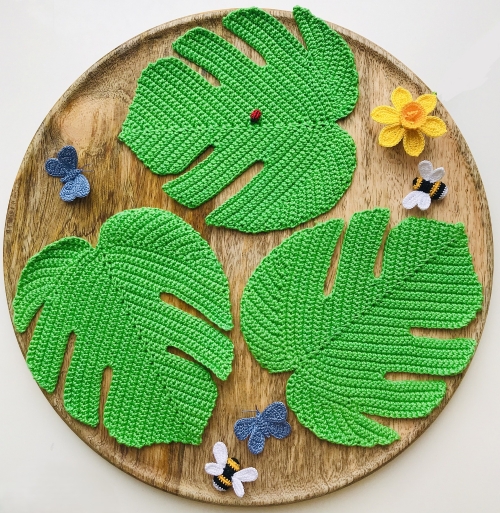 Monstera Leaf Coasters