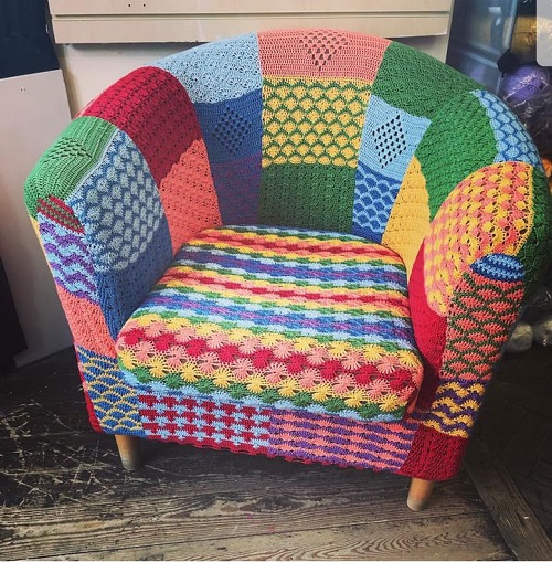 New Crochet Chair Cover 4