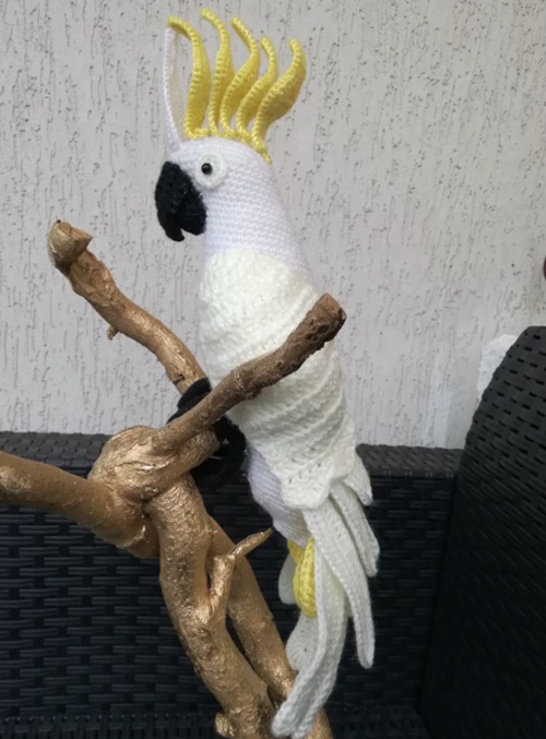 Crochet Cockatoo Free Pattern