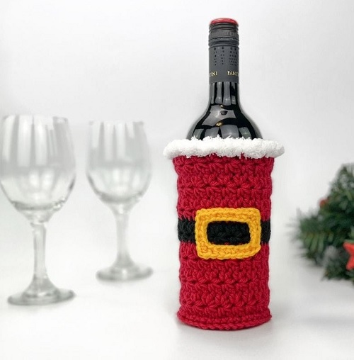 Christmas Wine Bottle Holder
