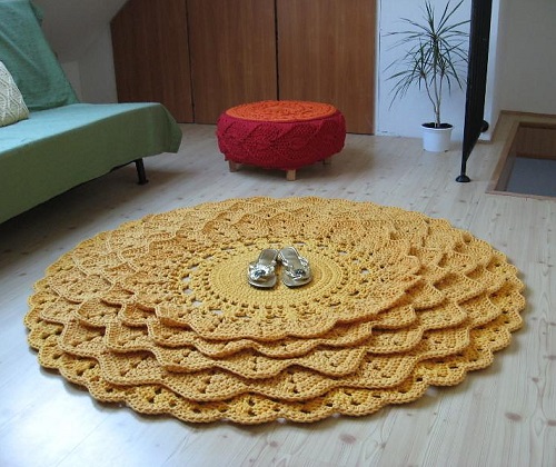 DIY Crochet Carpet Free Patterns Ideas 2