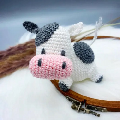Crochet Strawberry Cow 11