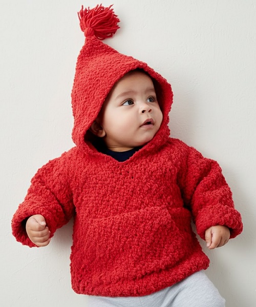 Crochet Baby Hoodie Free Patterns 2