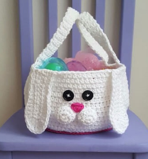 crochet easter basket 8
