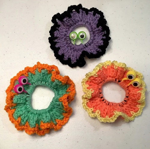 Googly Eyed Scrunchie