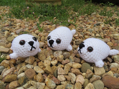 Cute Amigurumi Seals