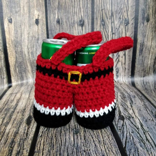 DIY Crochet Santa Can Cozy