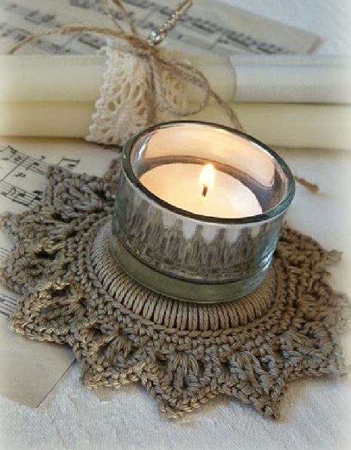 Christmas Candle Ring Holder