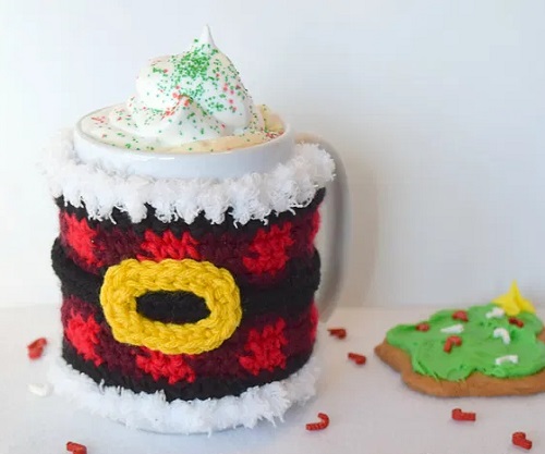 Plaid Santa Mug Wrap