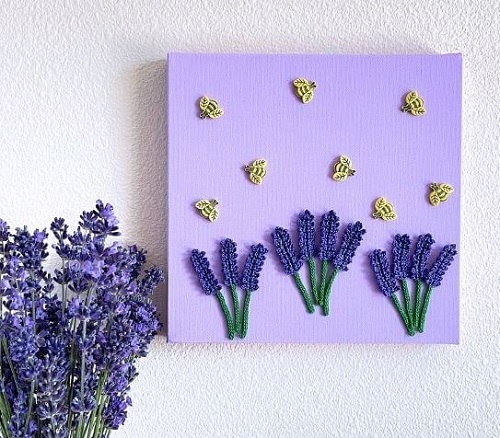 lavender wall art