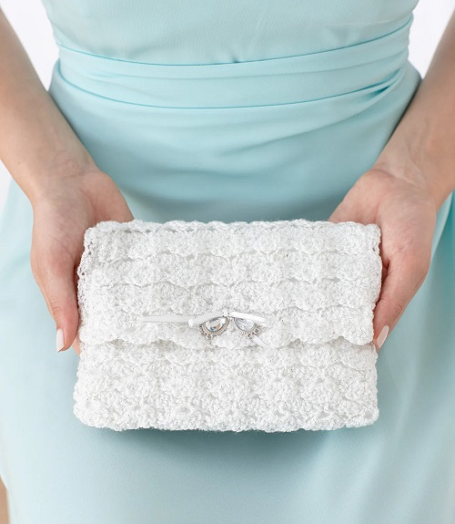 Crochet Bridal Purse Free Pattern