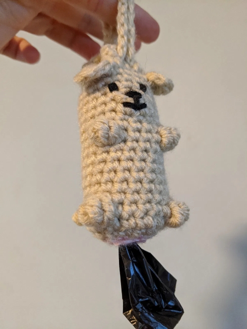 Crochet Dog Poop Bag Holder