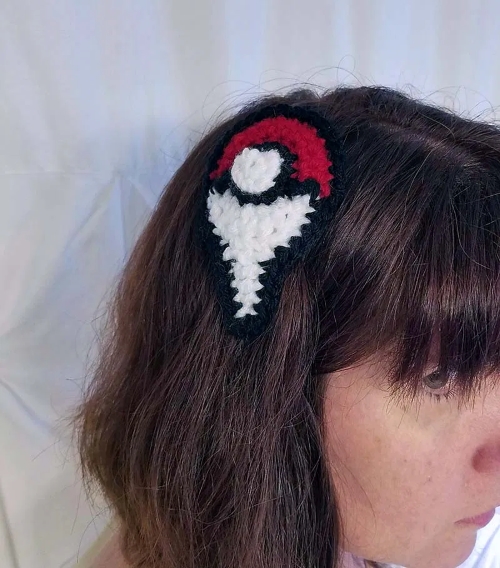 Pokemon Map Pin Hair Clip
