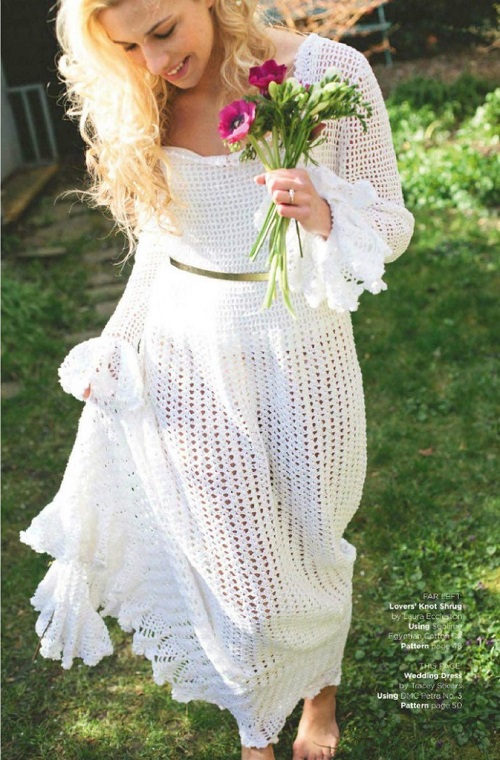 Crochet Wedding Dress Free Patterns