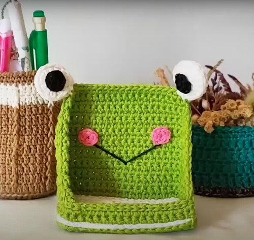 Easy and Cute Animals Mobile Holders Patterns 3