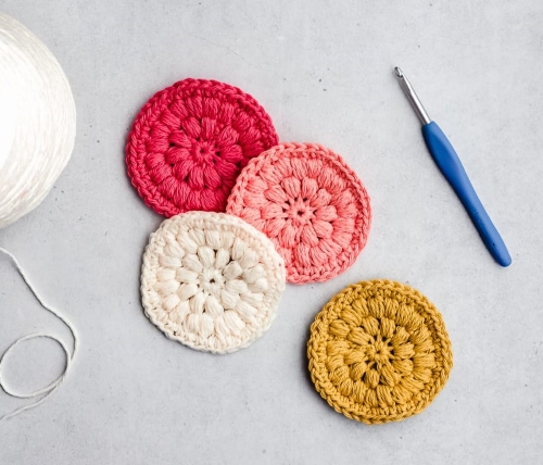 Reusable Cotton Crochet Face Scrubbies
