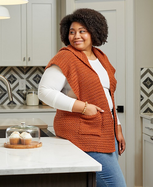 DIY Crochet Hooded Poncho Tutorial 3