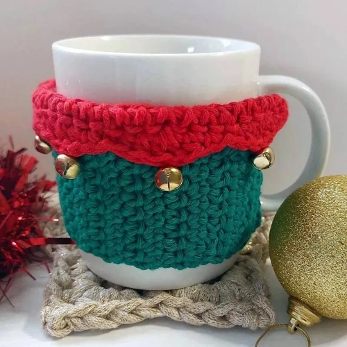 Jingle Bells Mug Cozy