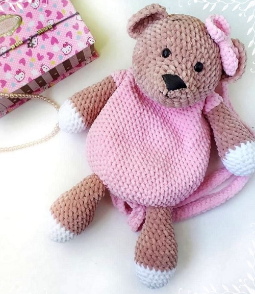 Amigurumi Bear Backpack Crochet Pattern