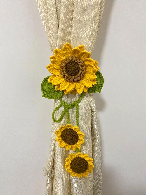 Crochet Sunflower Home Decor Free Patterns 3