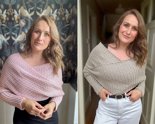 Easy and Cute Scarf With Sleeves Crochet Patterns