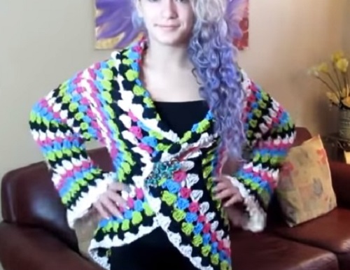 Free Crochet Circular Vest Patterns 17