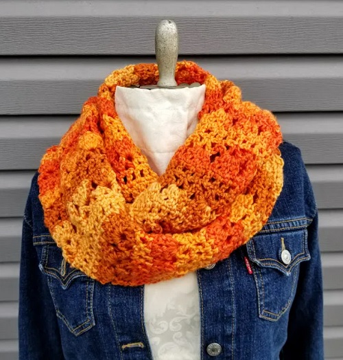 Crochet Fall Scarf Free Patterns