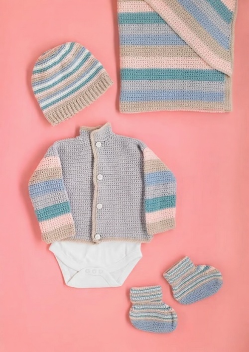 Crochet Baby Cardigan Free Patterns 14