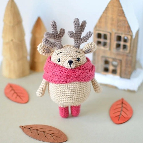 Theo the Crochet Reindeer