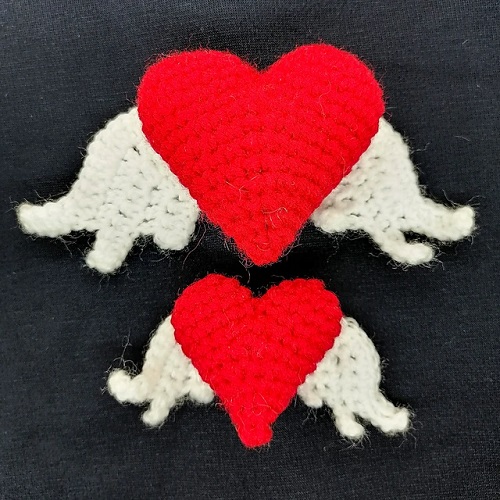 Heart Brooch Pin Pattern