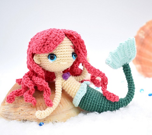 DIY Crochet Mermaid Amigurumi ideas 4