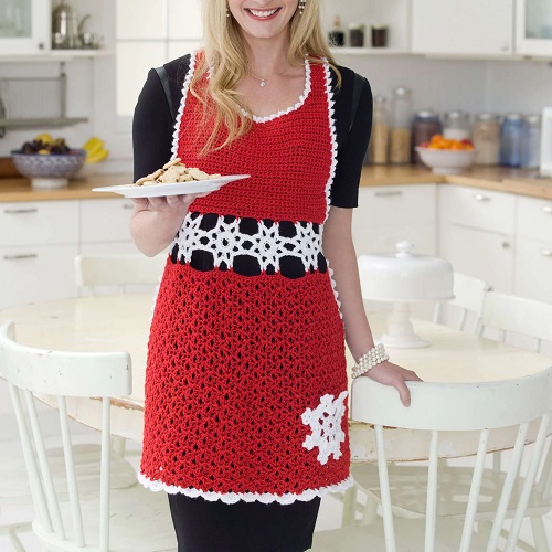 Christmas Apron Free Crochet Patterns 1