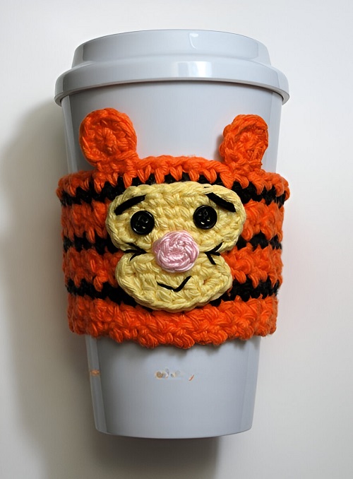 DIY Animal Coffee Mug Cozy Patterns Ideas