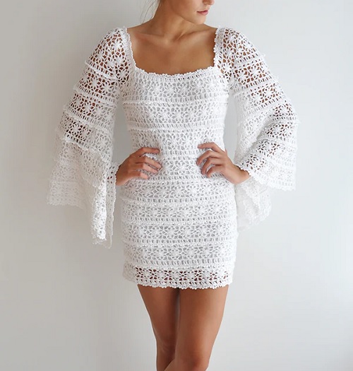 Vintage wedding dress free crochet patterns 2