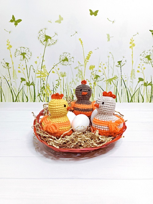 crochet Easter Chicken