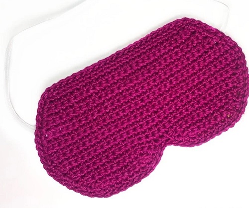 Easy and Cute Crochet Sleep Mask Pattern