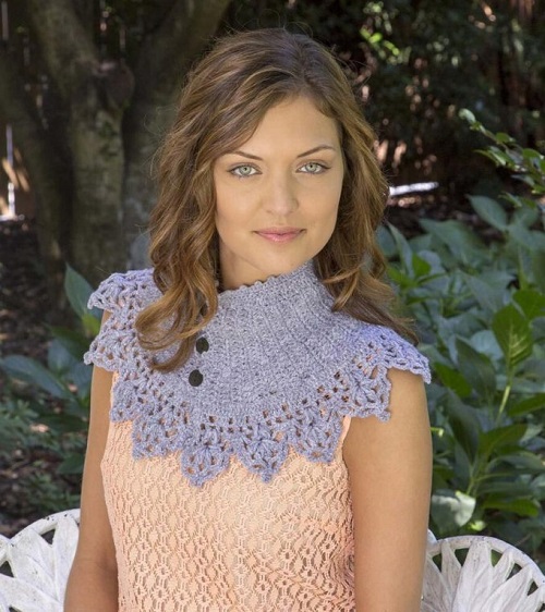 Vintage Lace Collar Free Crochet Pattern