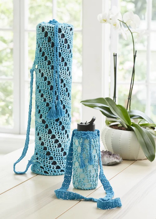 Stunning Crochet Yoga Mat Bag Patterns 3