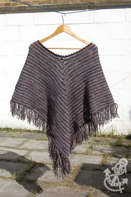 simply stunning Free Crochet Poncho Patterns
