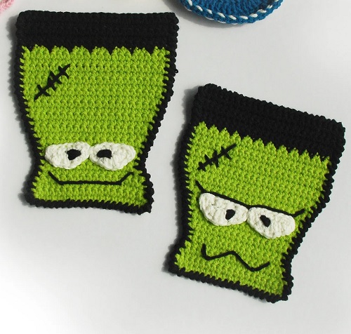 halloween Frankenstein coaster