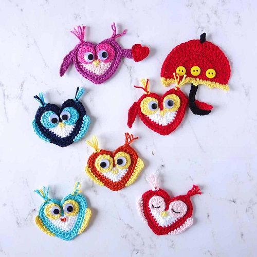 Crochet Owl Applique