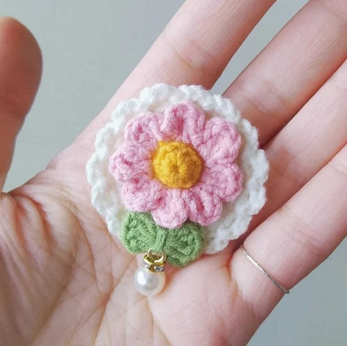 Crochet Brooch Free Patterns 3