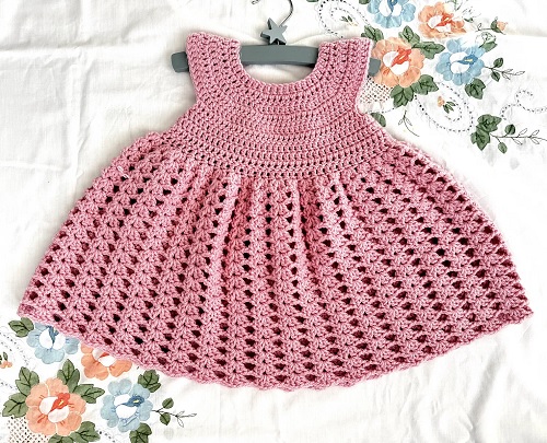 Crochet Baby Dress Free Patterns